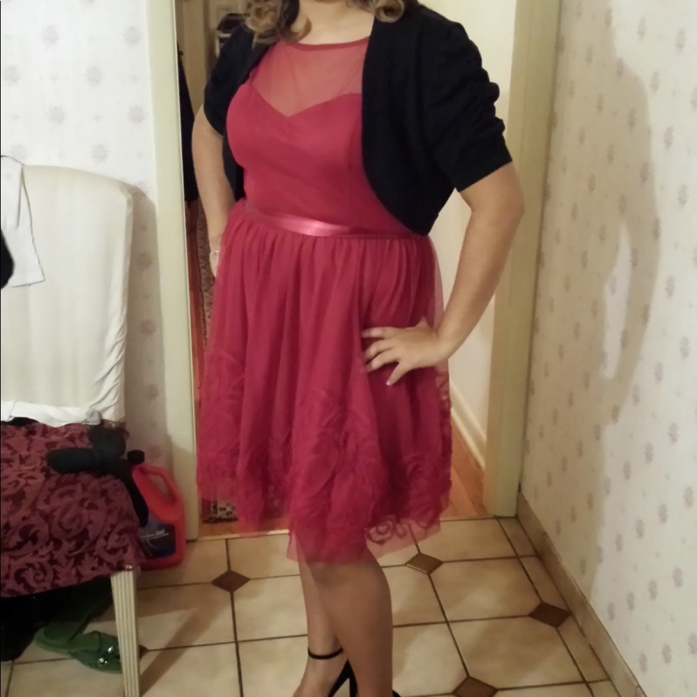 David’s Bridal Red Dress